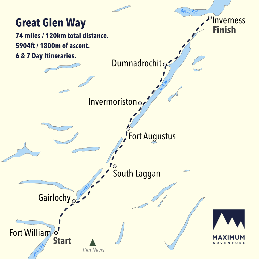 Great Glen Way Maps Routes TMBtent, 47% OFF | www.elevate.in