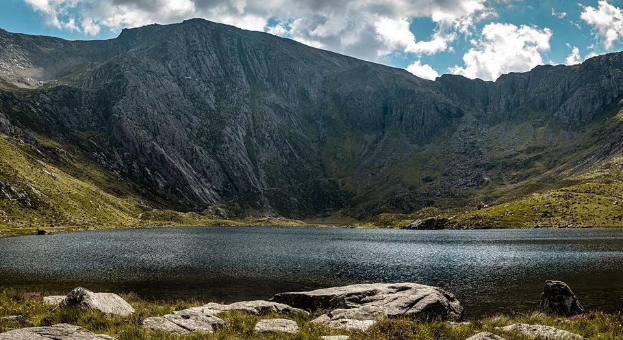 Yr Wyddfa in Eryri National Park during the final day of the Three Peaks Challenge.